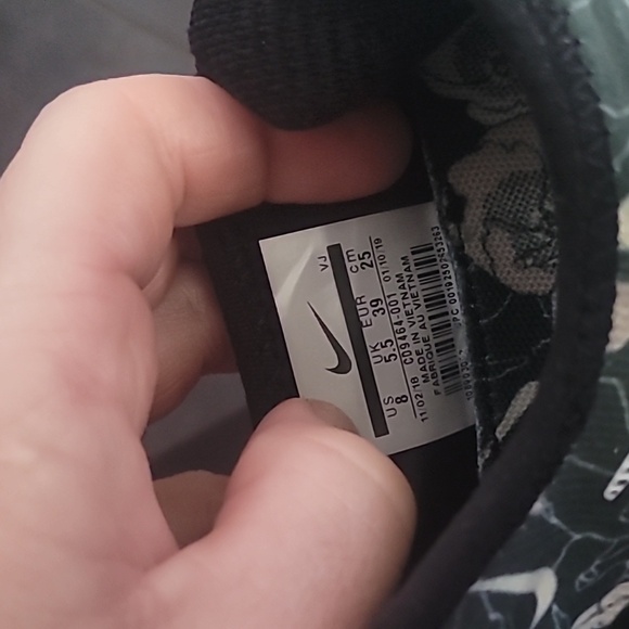 Nike Womens Free RN Flyknit 3.0 'Black Floral' Slip-On Running Sneakers Size 8 - Picture 6 of 8